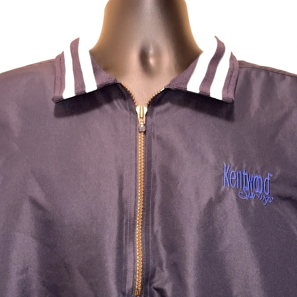 Vtg 90s CUTTER & BUCK Pullover Jacket~Windbreaker~M~Golf~Kentwood Springs